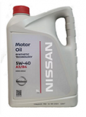 NISSAN Motor Oil 5W-40 5 л
