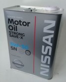 Моторное Масло NISSAN SN Strong Save X 5W-30 (Japan) 4 L