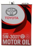 Масло моторное toyota 5w-30 sp / gf-6a, 4л
