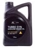 Масло моторное синтетическое Hyundai Turbo SYN Gasoline 5W-30, 4 л для бензиновых двигателей 0510000441
